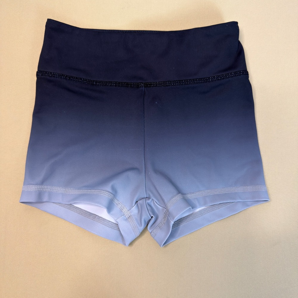 Balera Ombre Dance Shorts Girls SC Small Child Black Grey White Booty Gymnastics - Picture 1 of 6